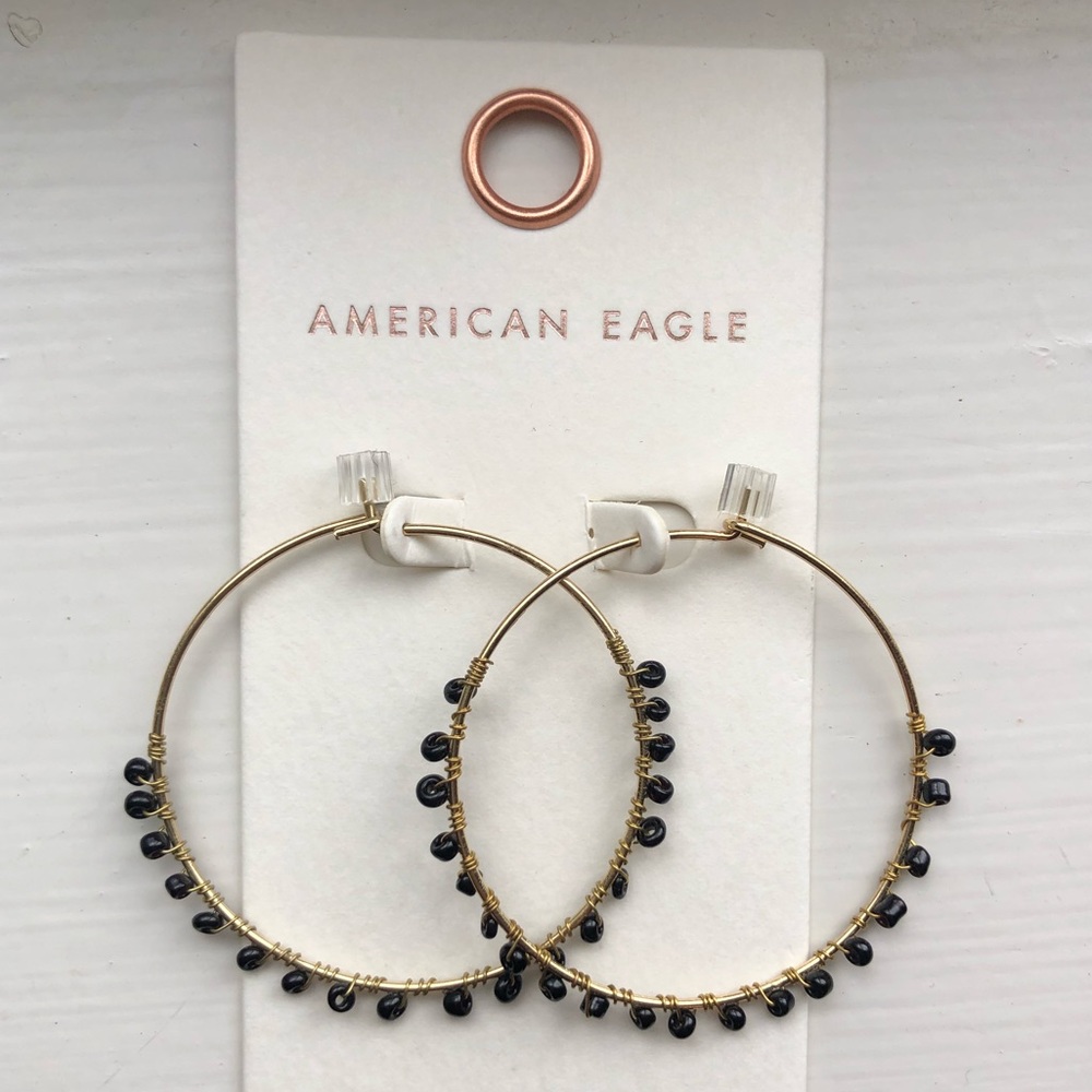 American Eagle hoop earrings